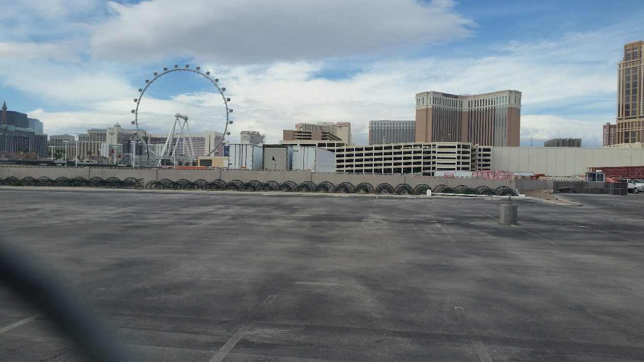 Site of the Madison Square Garden and Sands Joint project Concert Venue in Las Vegas