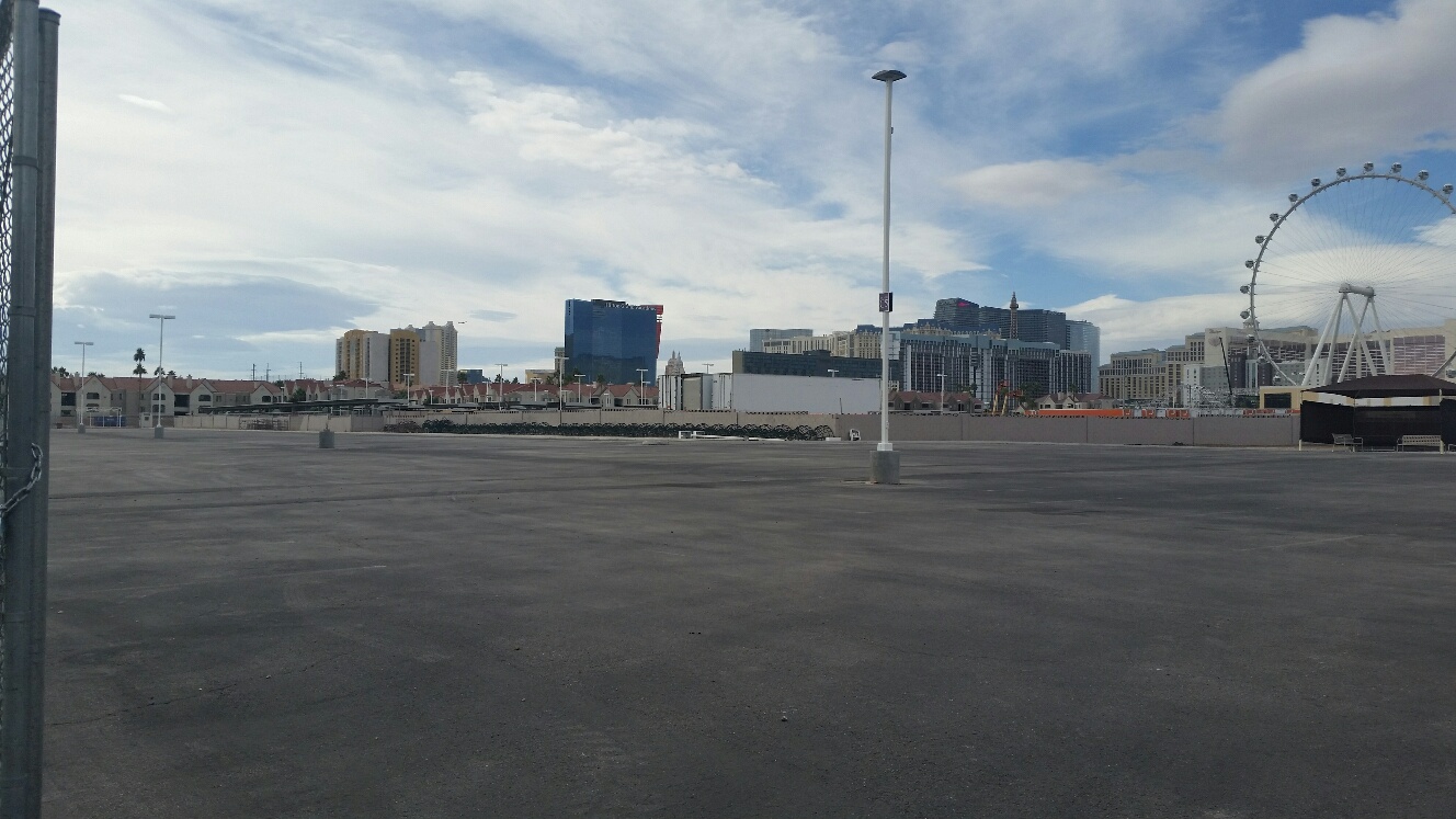 Site of the Madison Square Garden and Sands Joint project Concert Venue in Las Vegas